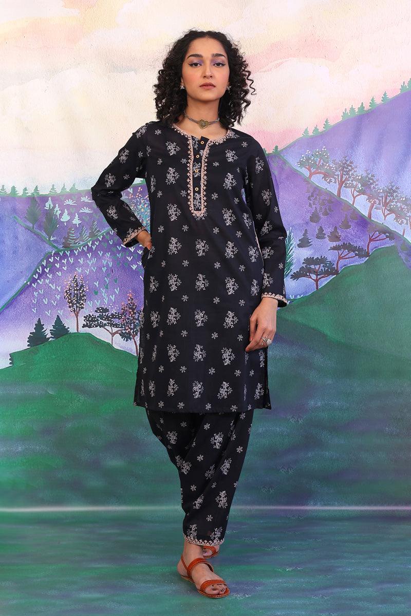Generation - Tarkashi 2-Piece - Black - Lawn