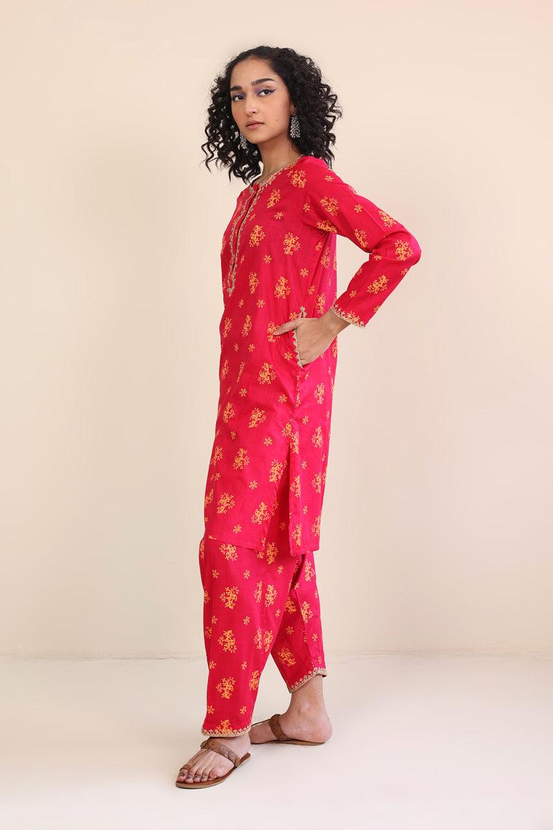 Generation - Tarkashi 2-Piece - Dark Pink - Lawn