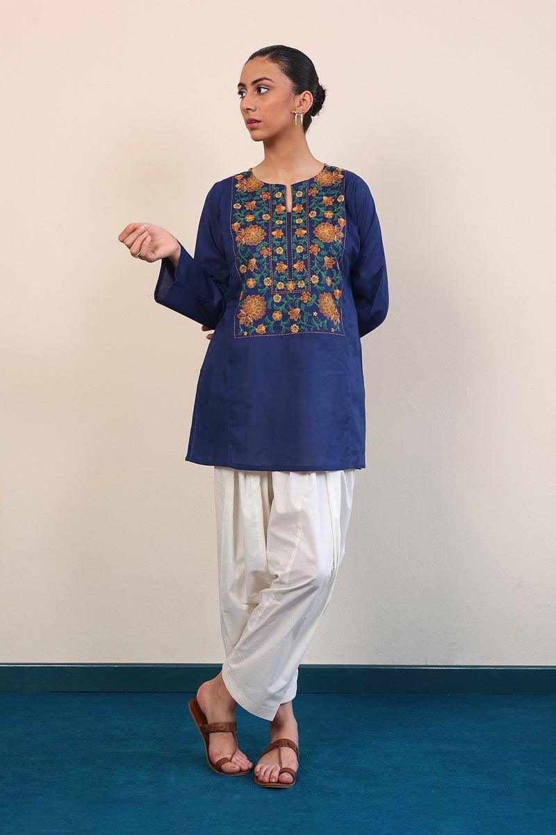 Generation - Gul Meena Kurti - Red - Lawn - 1 Piece