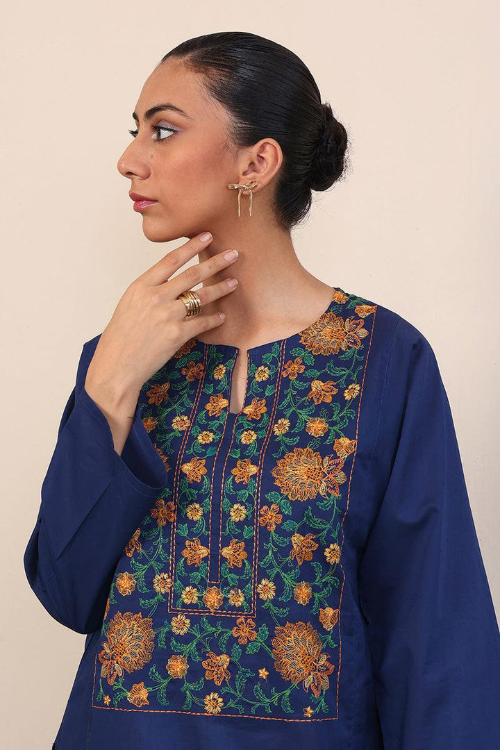 Generation - Gul Meena Kurti - Red - Lawn - 1 Piece
