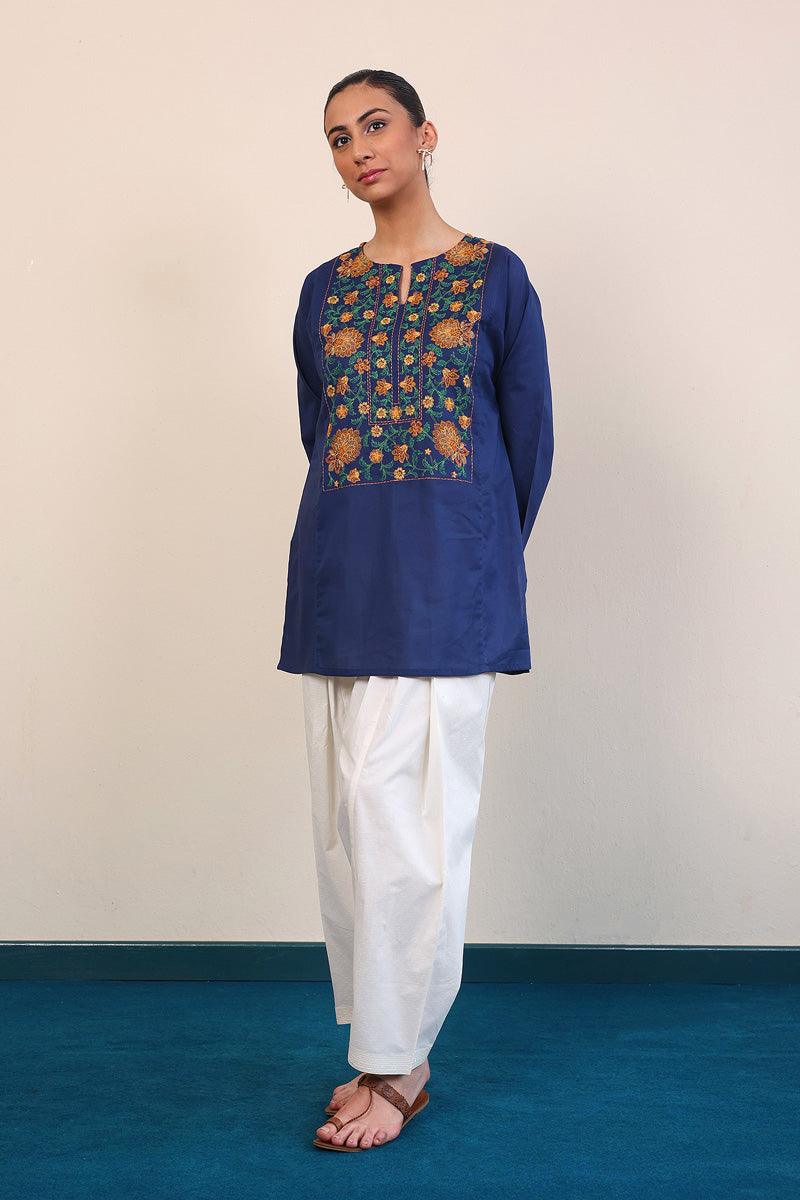 Generation - Gul Meena Kurti - Red - Lawn - 1 Piece