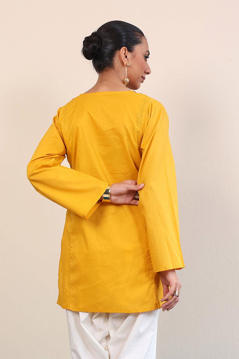 Generation - Gul Meena Kurti - Red - Lawn - 1 Piece
