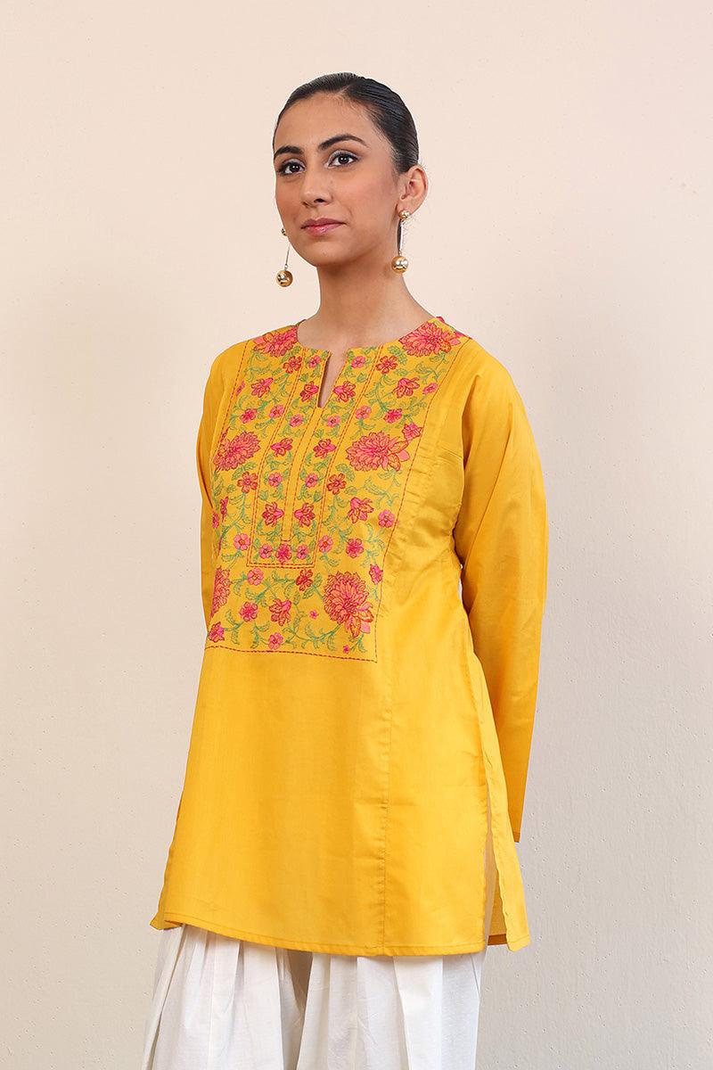 Generation - Gul Meena Kurti - Red - Lawn - 1 Piece