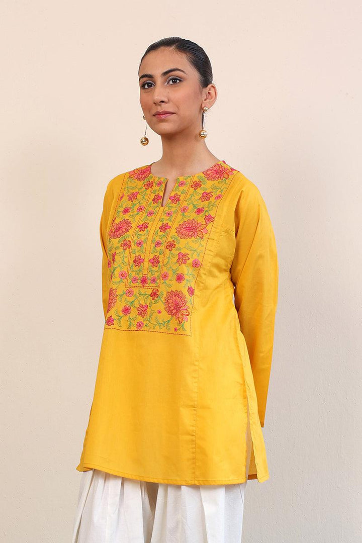 Generation - Gul Meena Kurti - Red - Lawn - 1 Piece
