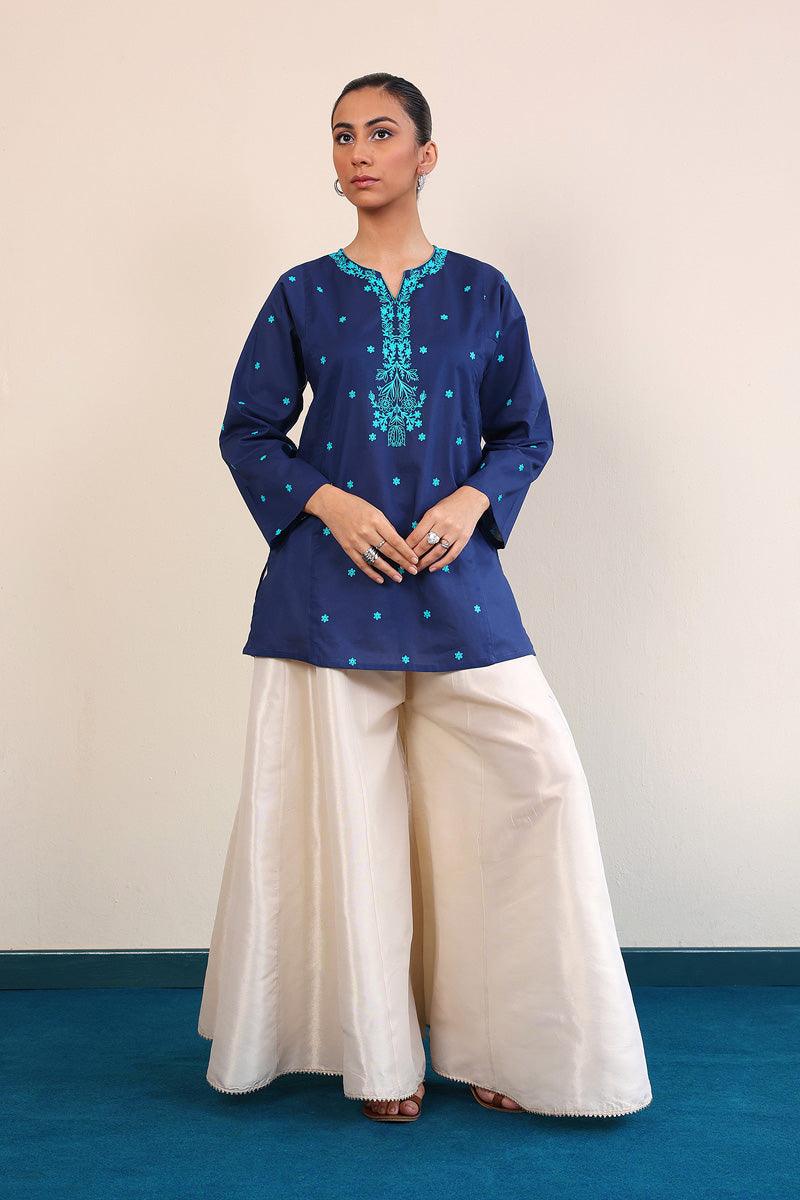Generation - Gul Meena Lapis Kurti - Red - Lawn - 1 Piece