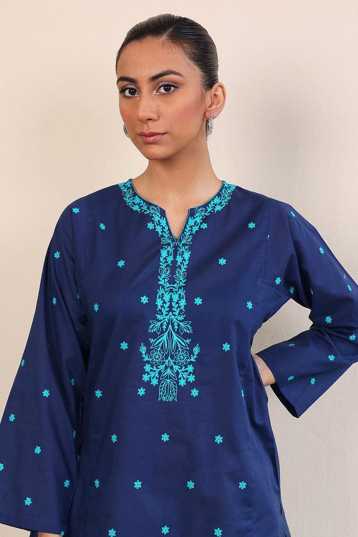 Generation - Gul Meena Lapis Kurti - Red - Lawn - 1 Piece
