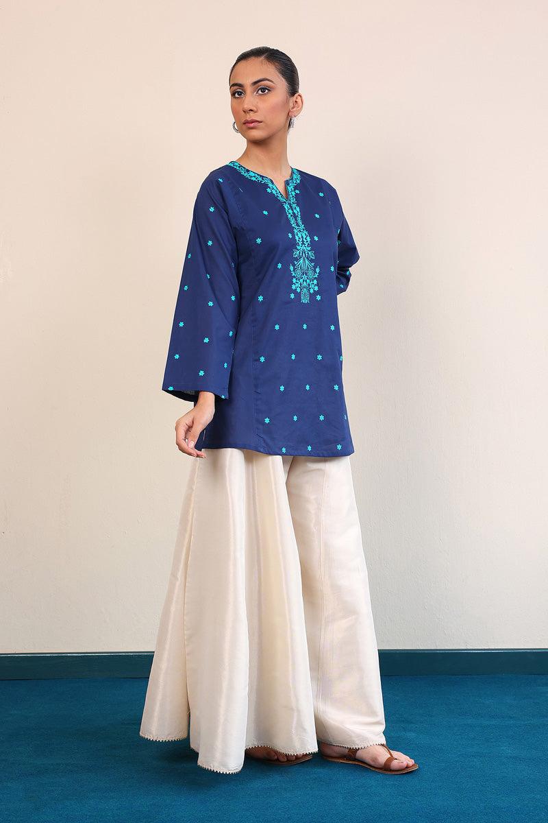 Generation - Gul Meena Lapis Kurti - Red - Lawn - 1 Piece