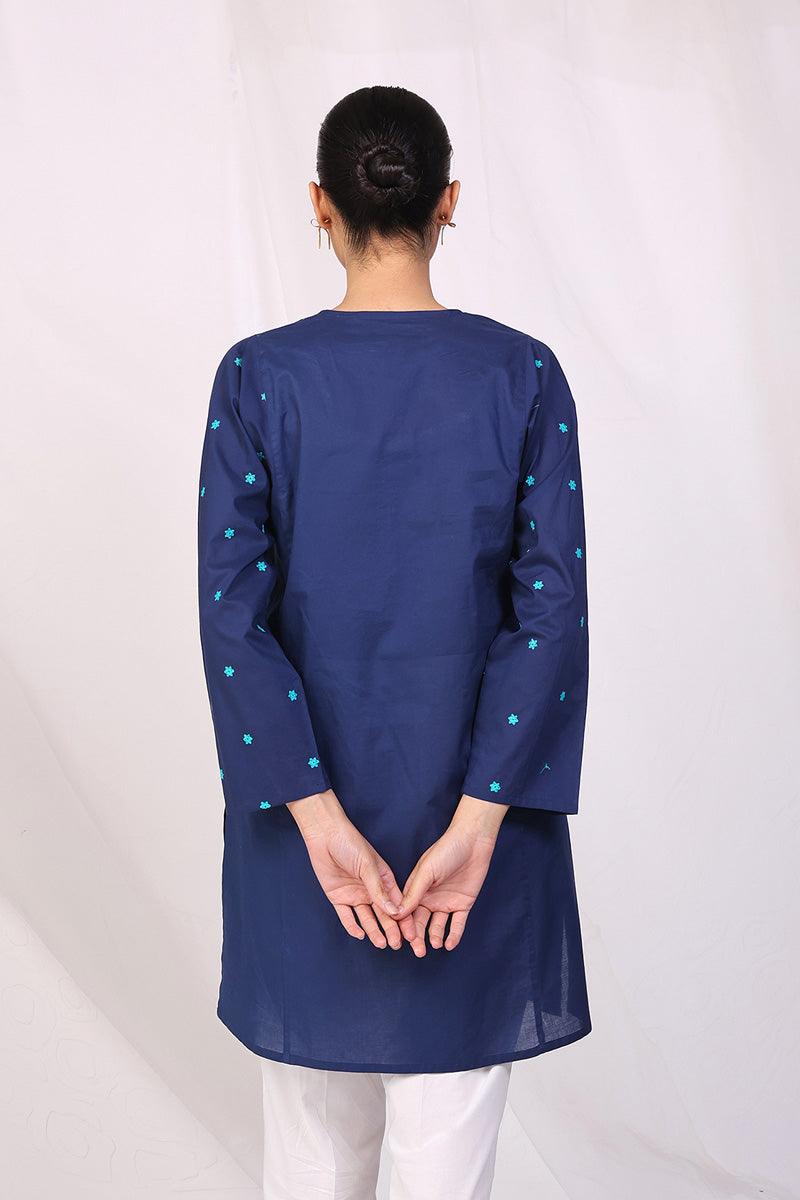 Generation - Gul Meena Kurti - Red - Lawn - 1 Piece