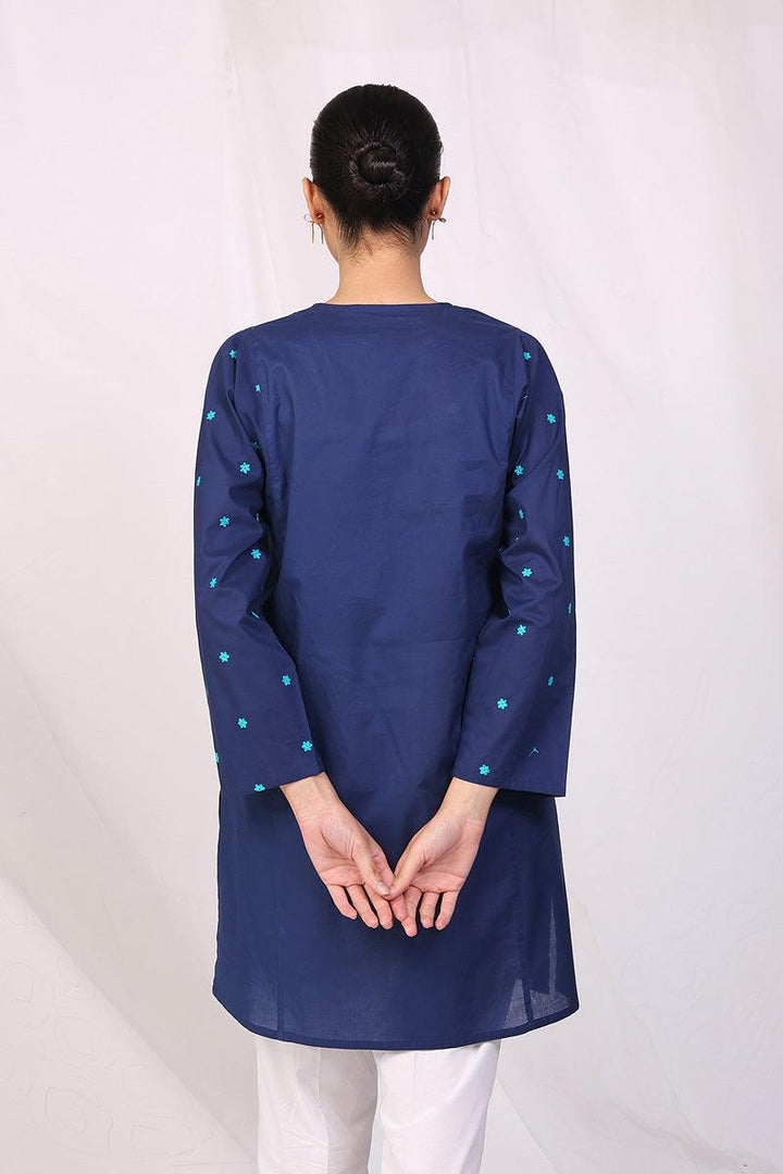 Generation - Gul Meena Kurti - Red - Lawn - 1 Piece