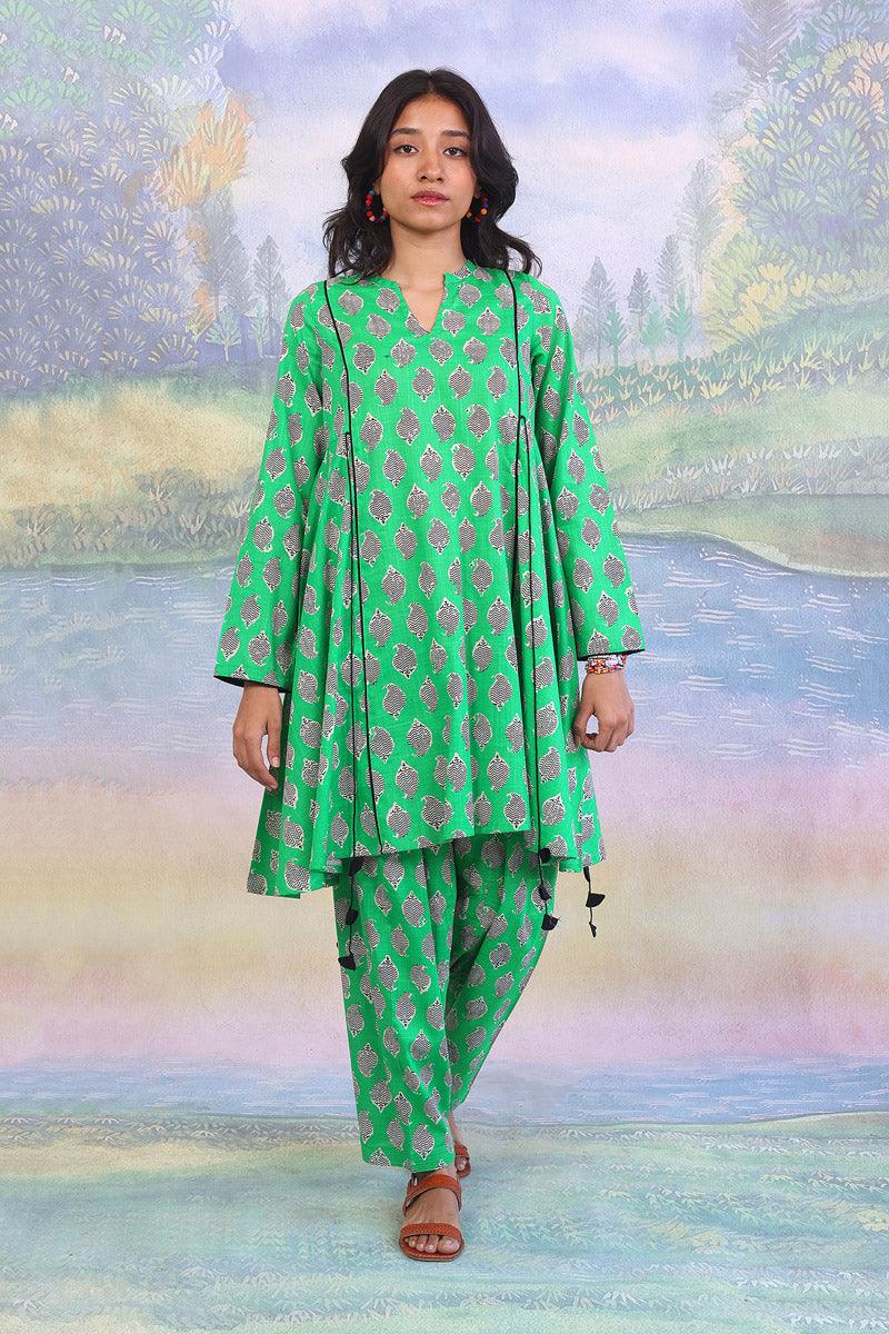 Generation - Paisley Block 2-Piece - Green - Lawn
