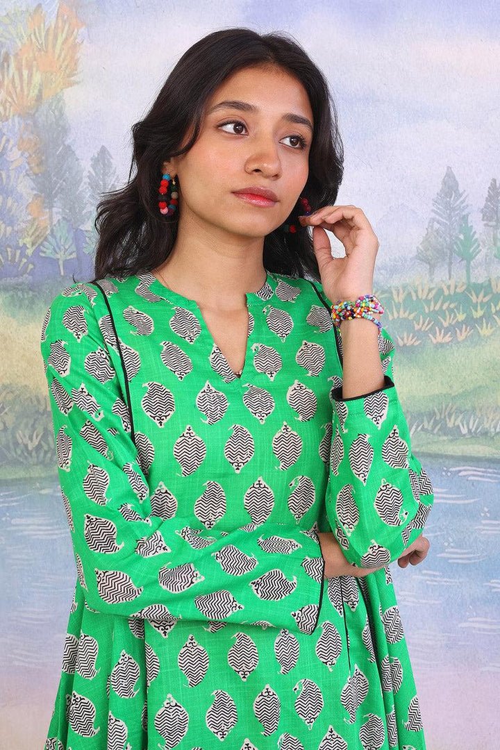 Generation - Paisley Block 2-Piece - Green - Lawn