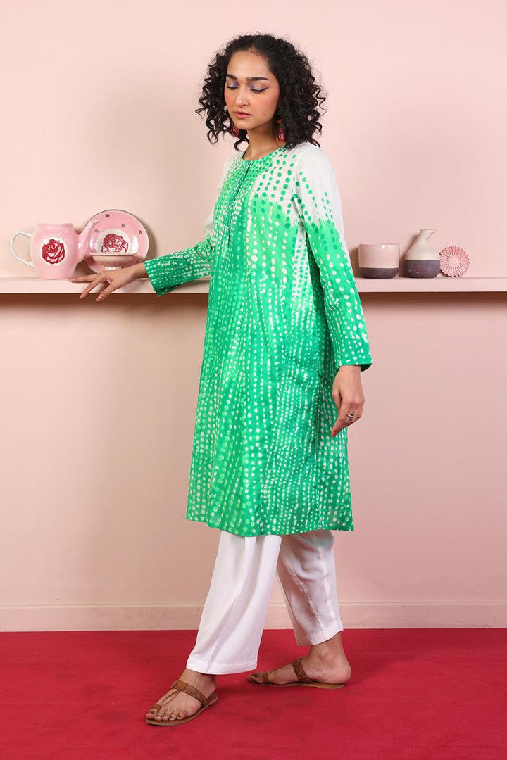 Generation - Slash Kurta - Green - Lawn - 1 Piece