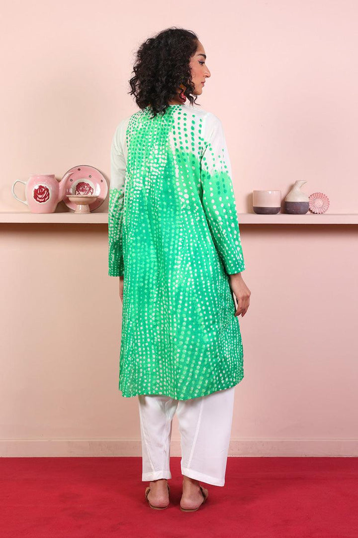 Generation - Slash Kurta - Green - Lawn - 1 Piece