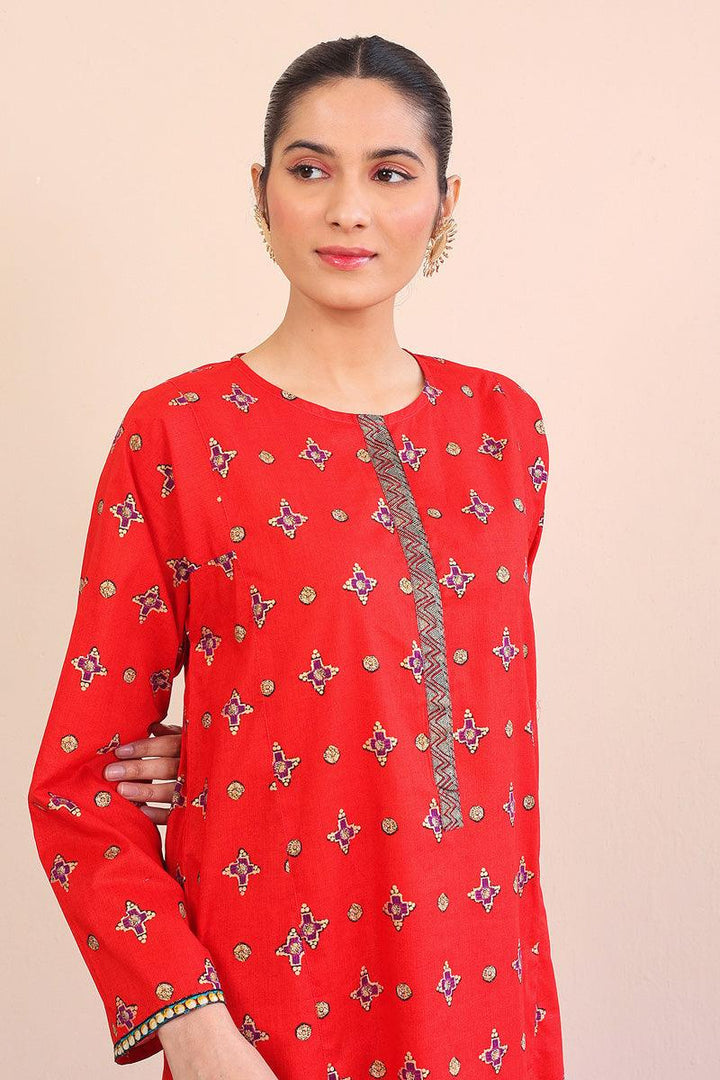 Generation - 2- Piece Zarnigar - Red - Lawn