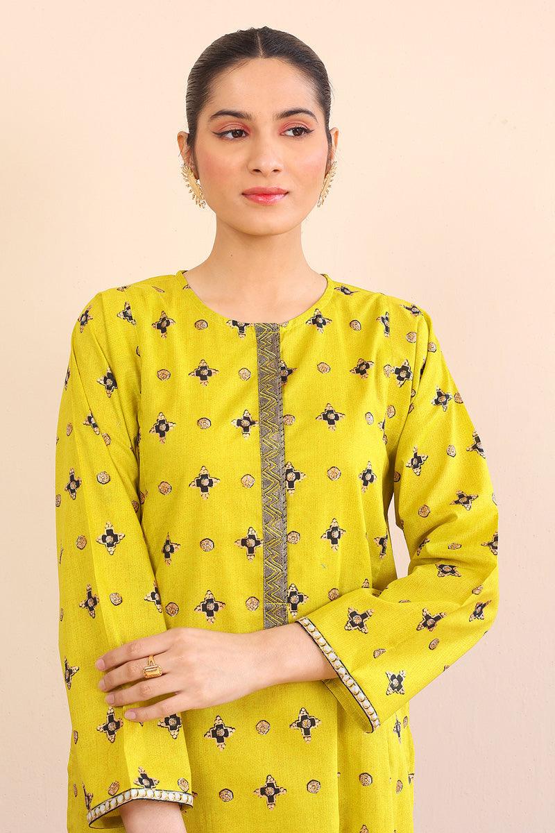Generation - 2- Piece Zarnigar - Yellow - Lawn