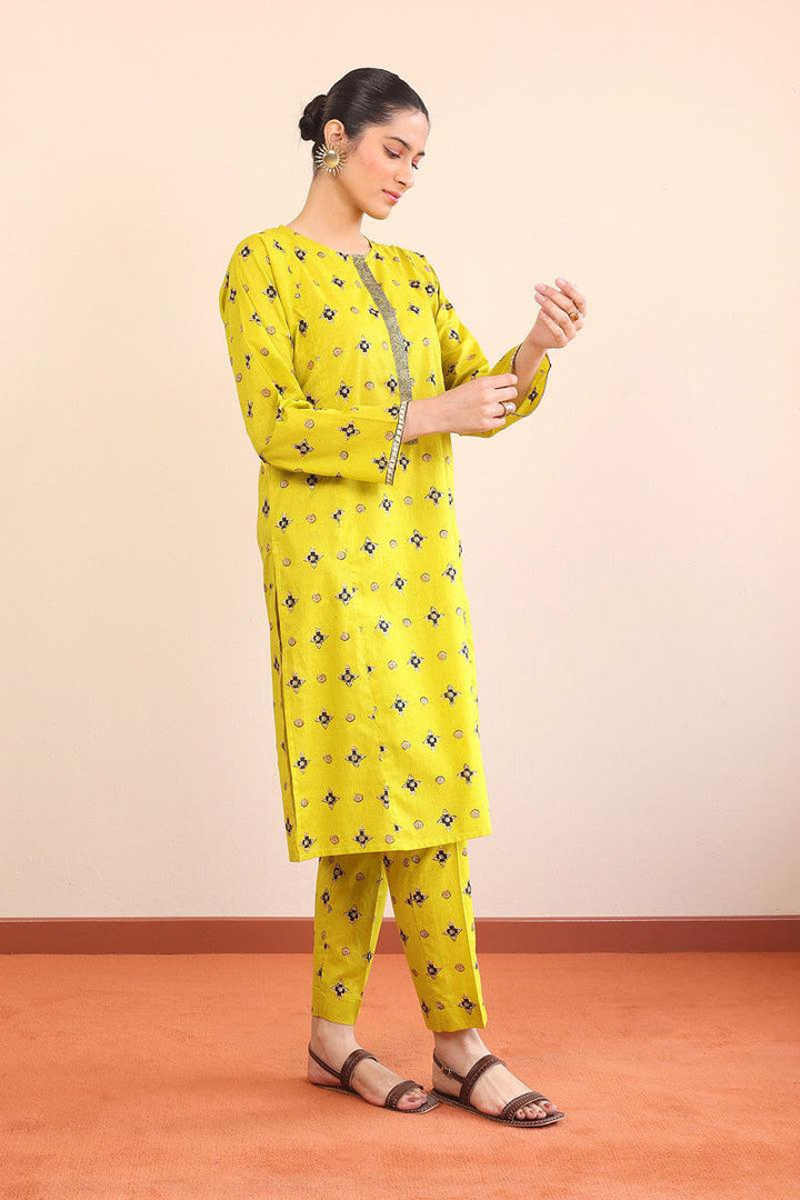 Generation - 2- Piece Zarnigar - Yellow - Lawn