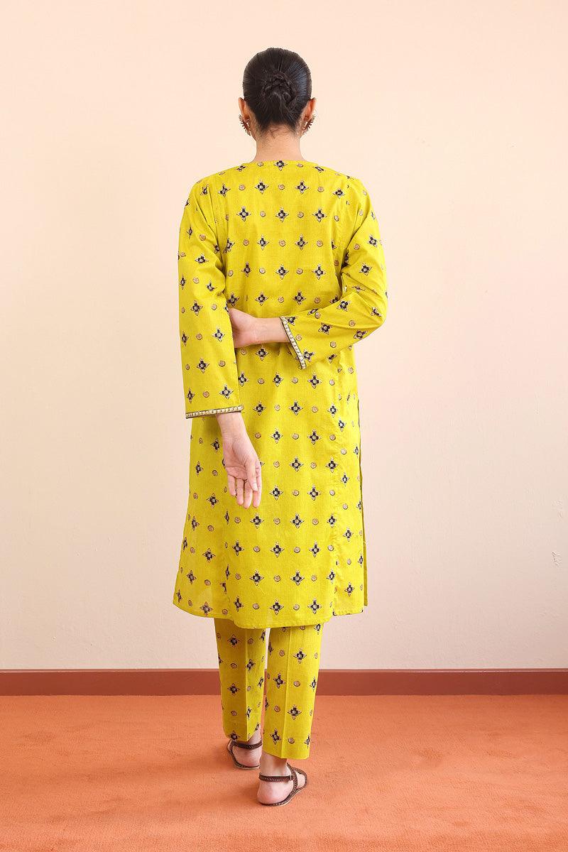Generation - 2- Piece Zarnigar - Yellow - Lawn
