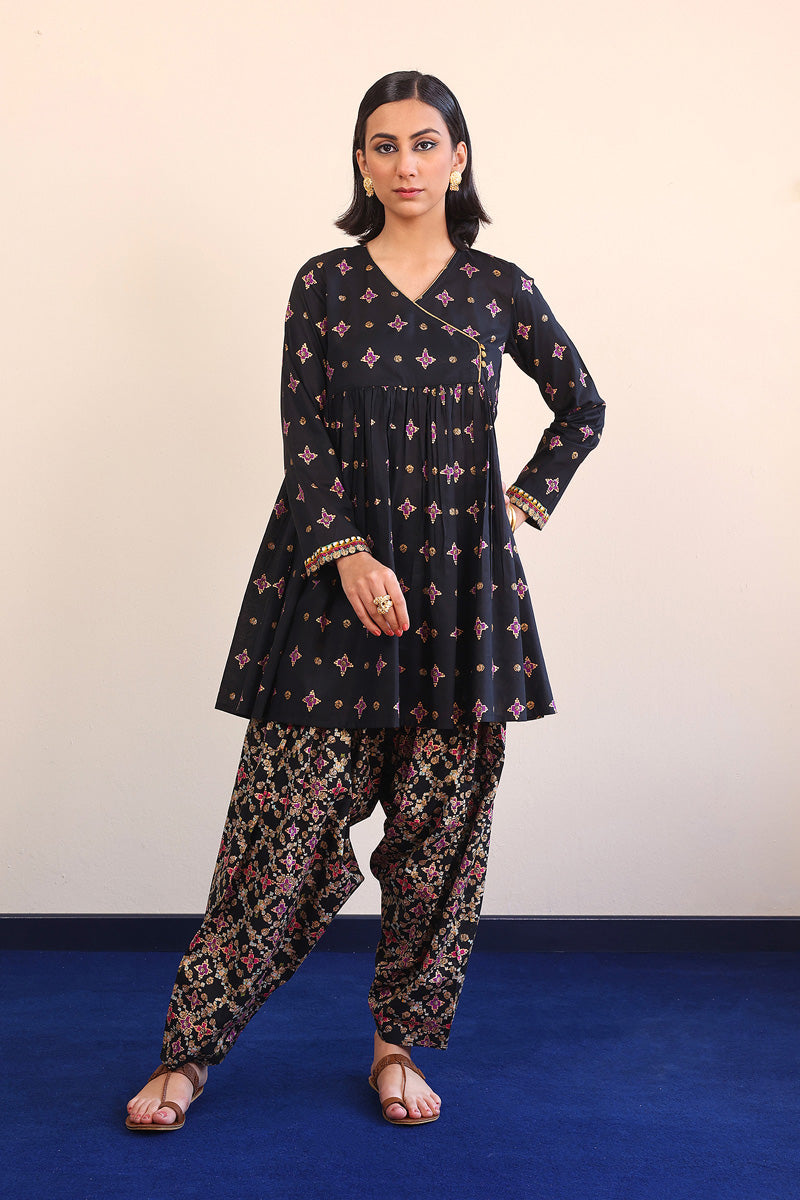 Generation - 2- Piece Zarnigar - Black - Lawn