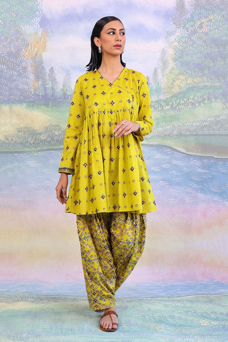 Generation - 2- Piece Zarnigar - Yellow - Lawn