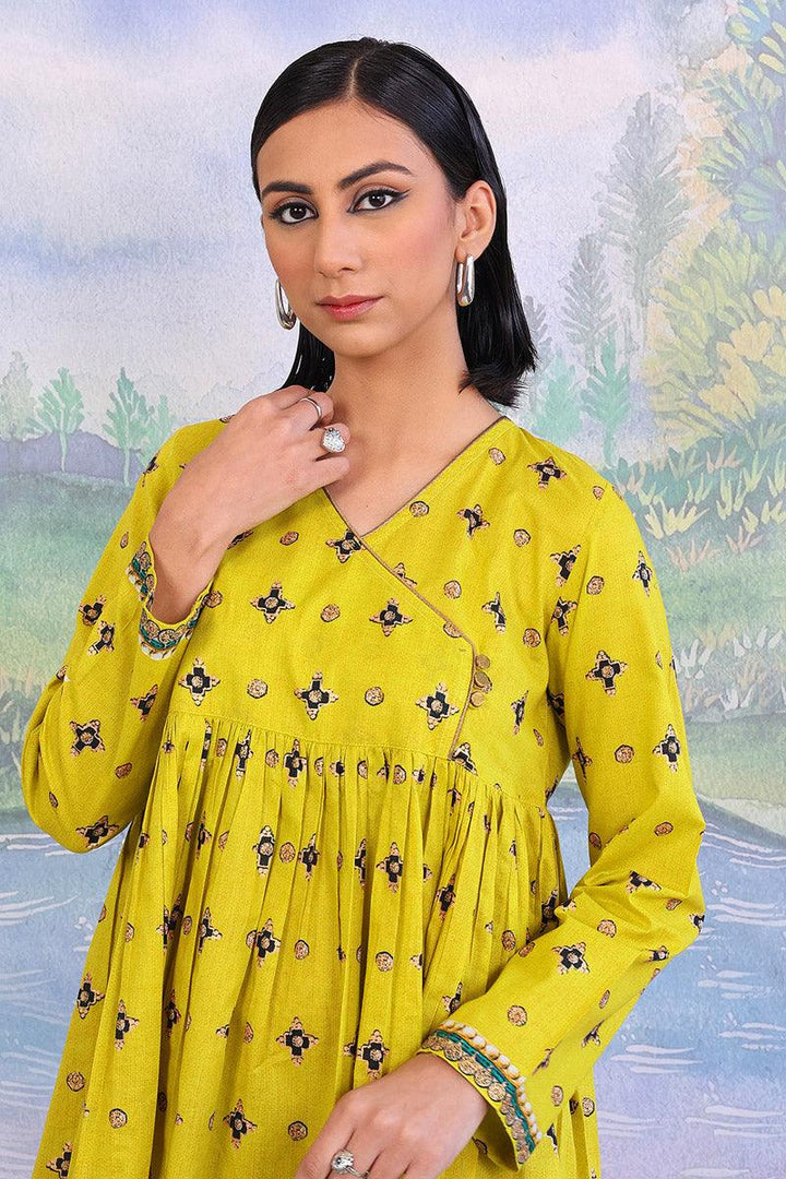 Generation - 2- Piece Zarnigar - Yellow - Lawn