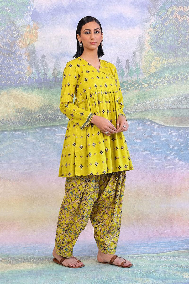 Generation - 2- Piece Zarnigar - Yellow - Lawn