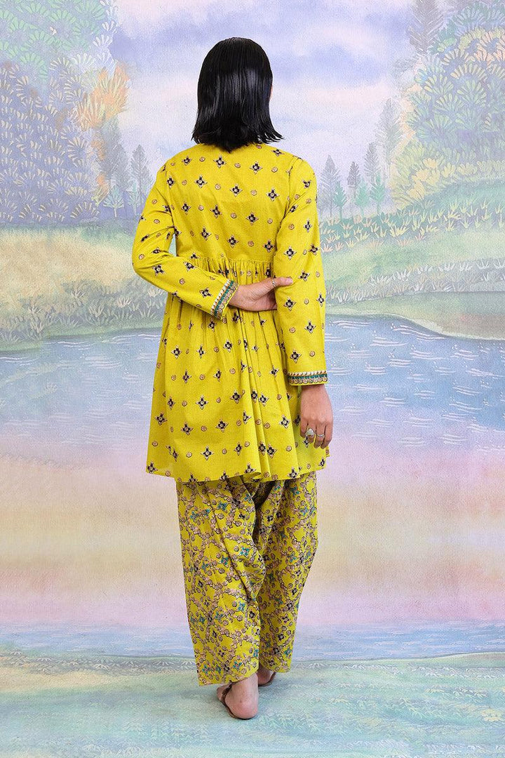 Generation - 2- Piece Zarnigar - Yellow - Lawn