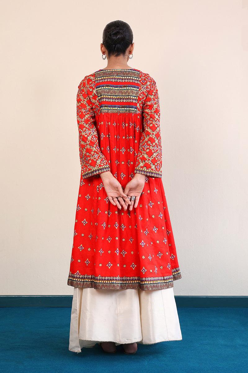 Generation - Zarnigar Dress - Red - Lawn - 1 Piece