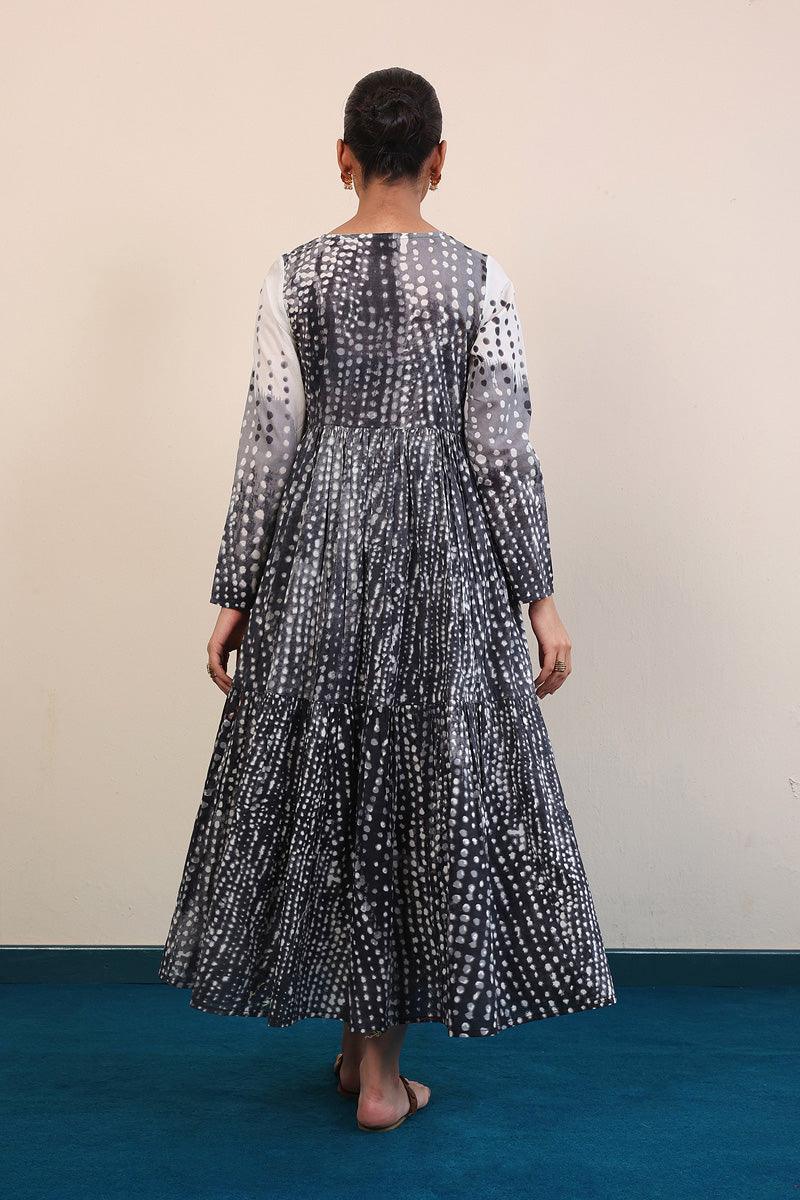 Generation - Slash Tiered Dress - Black - Lawn - 1 Piece