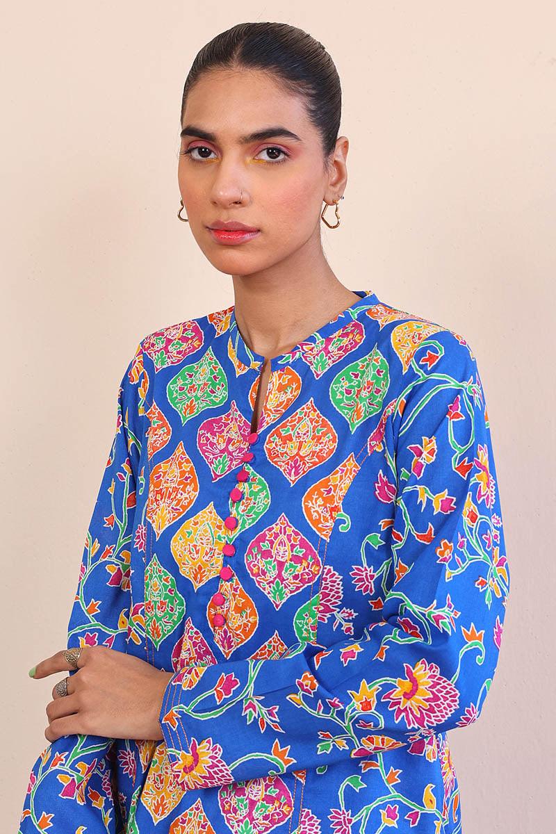 Generation - Kani Printed 2-Piece - Blue - Lawn