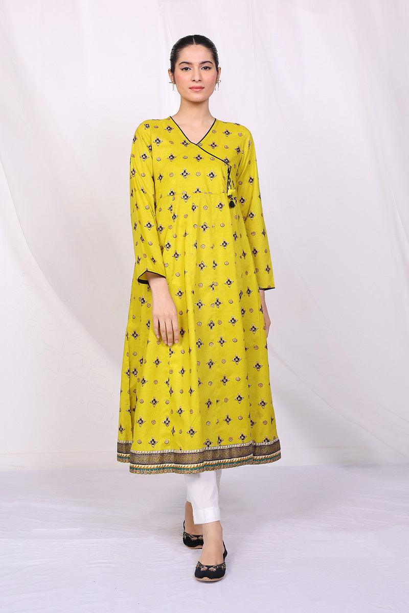 Generation - Zarnigar Angrakha - Yellow - Lawn - 1 Piece