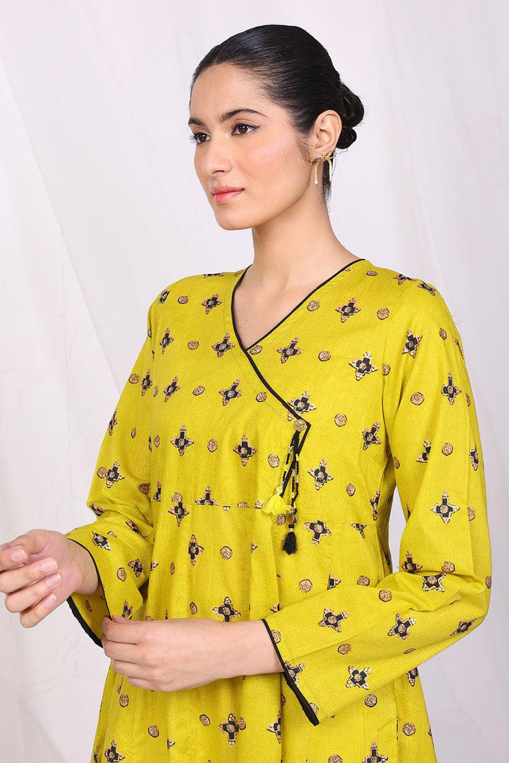 Generation - Zarnigar Angrakha - Yellow - Lawn - 1 Piece