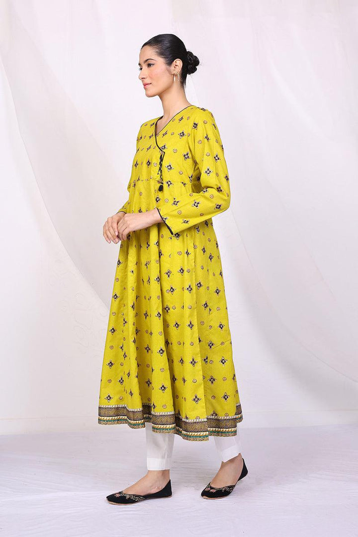 Generation - Zarnigar Angrakha - Yellow - Lawn - 1 Piece