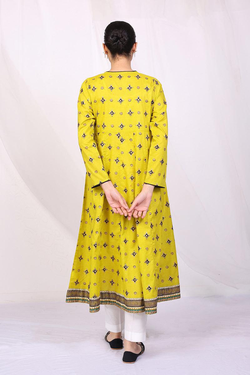 Generation - Zarnigar Angrakha - Yellow - Lawn - 1 Piece