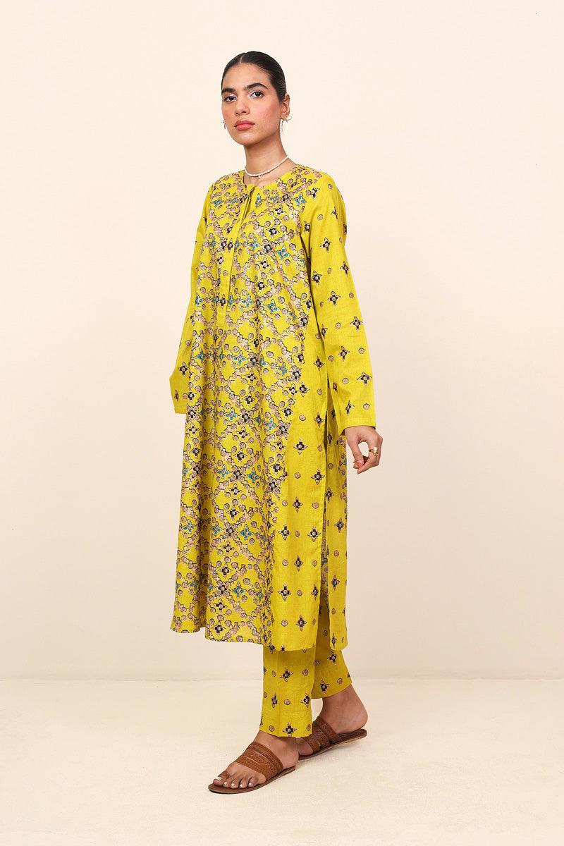 Generation - 2- Piece Zarnigar - Yellow - Lawn