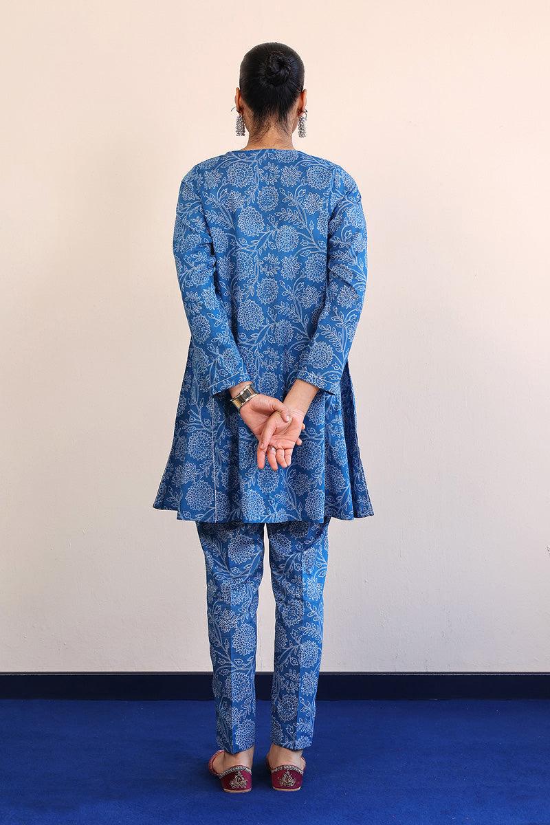 Generation - Mehtab Printed Set - Blue - Lawn - 2 Piece