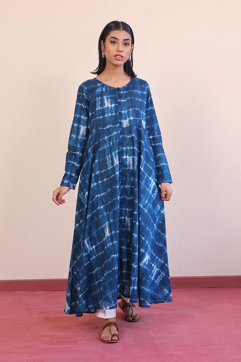 Generation - Mehtab Dress - Teal - Lawn - 1 Piece