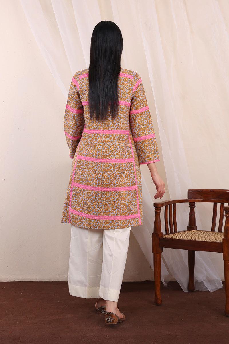Generartion - Carnation Kurta - 1 Piece - Sky Blue - Lawn