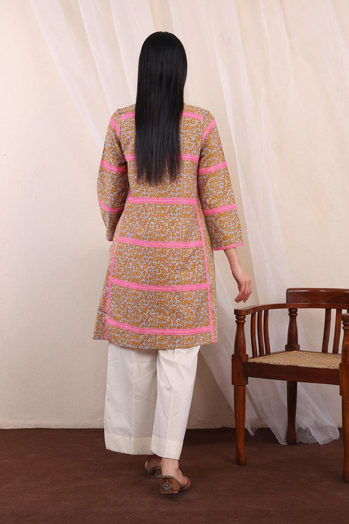 Generartion - Carnation Kurta - 1 Piece - Sky Blue - Lawn