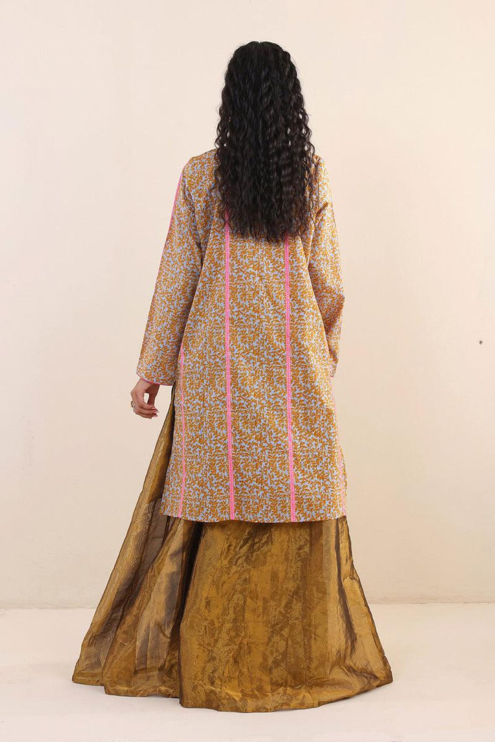 Generation - Carnation Kurta - Sky Blue - Lawn - 1 Piece