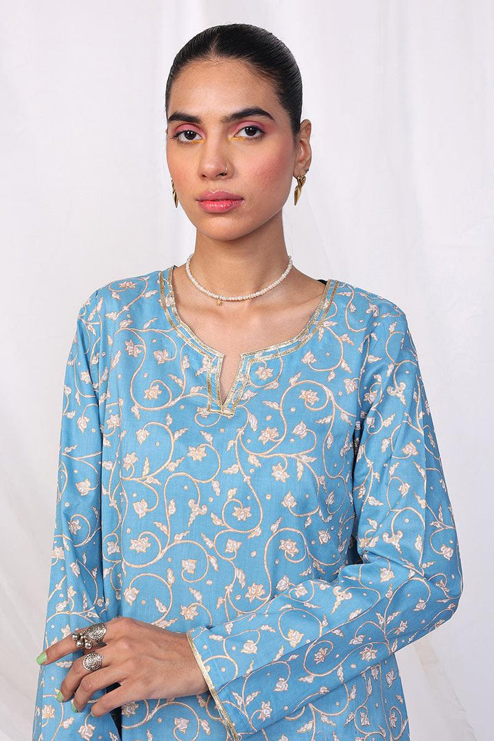 Generation - Mother Of Pearls Asmani 2-Piece - Sky Blue - Lawn