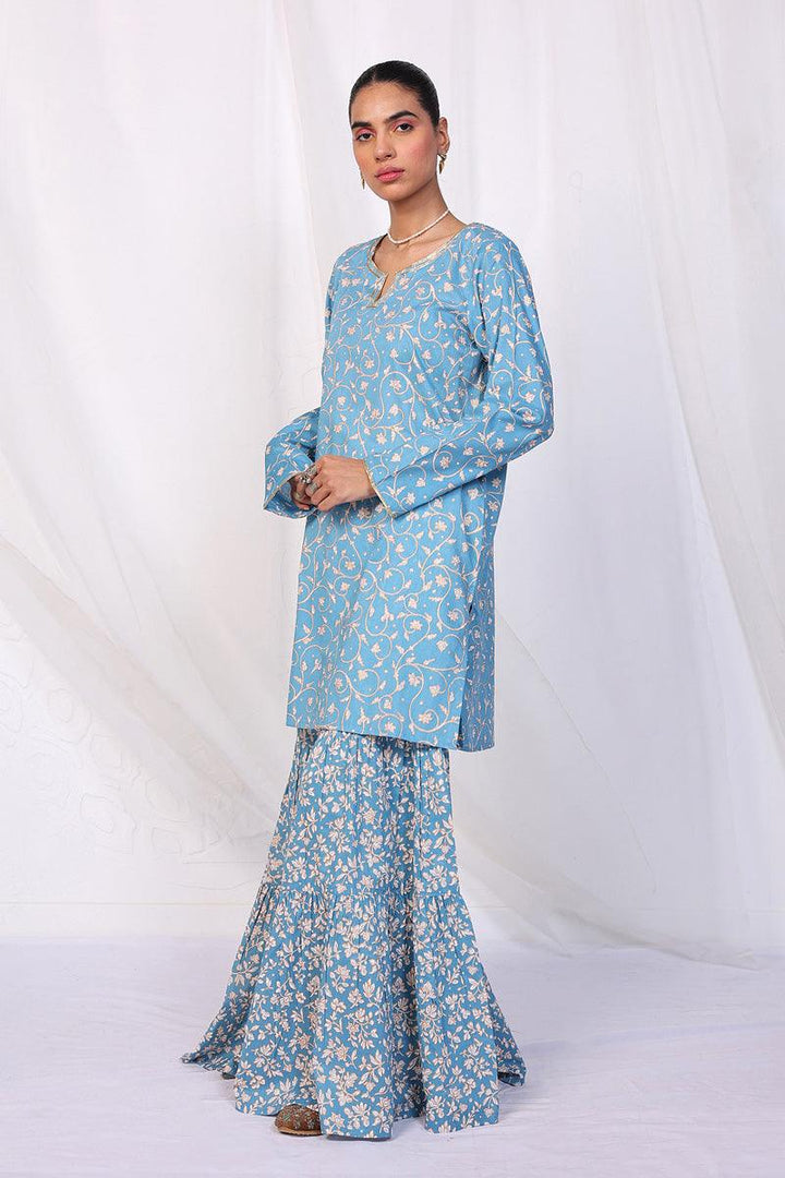 Generation - Mother Of Pearls Asmani 2-Piece - Sky Blue - Lawn