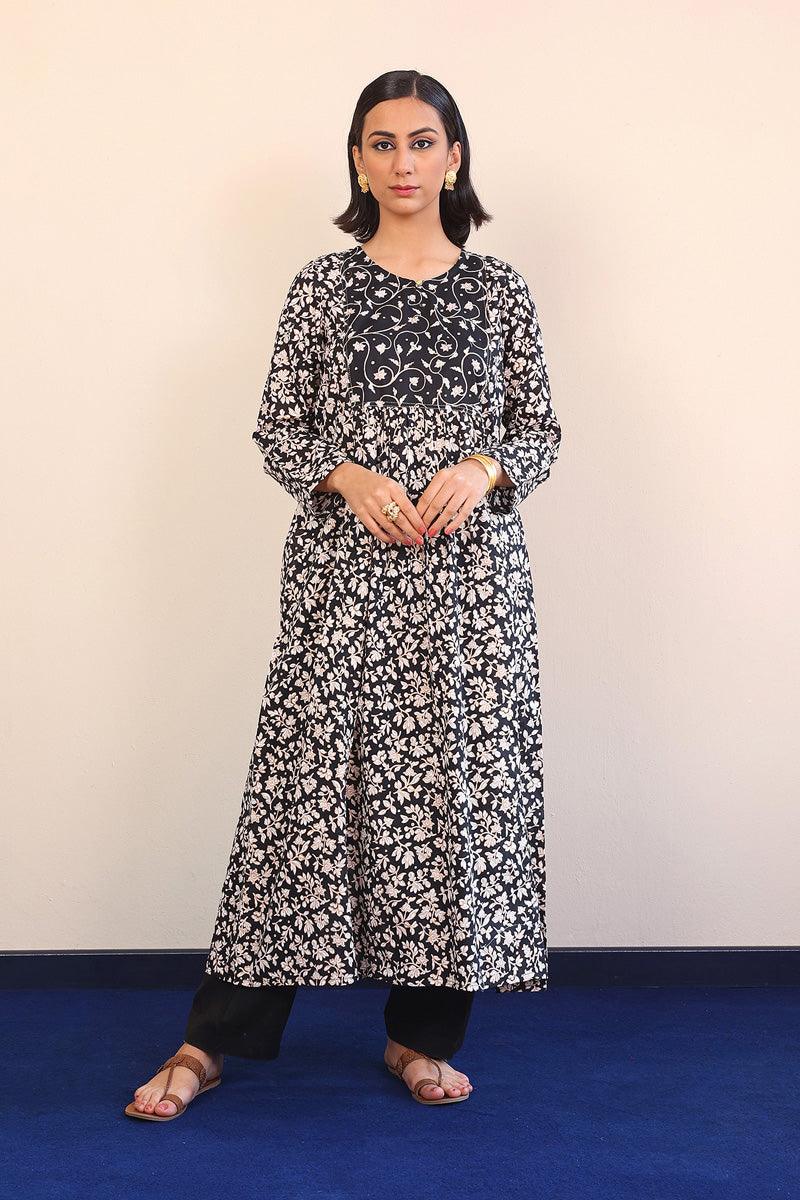 Generation - Mother Of Pearls Dress - Black - Lawn - 1 Piece