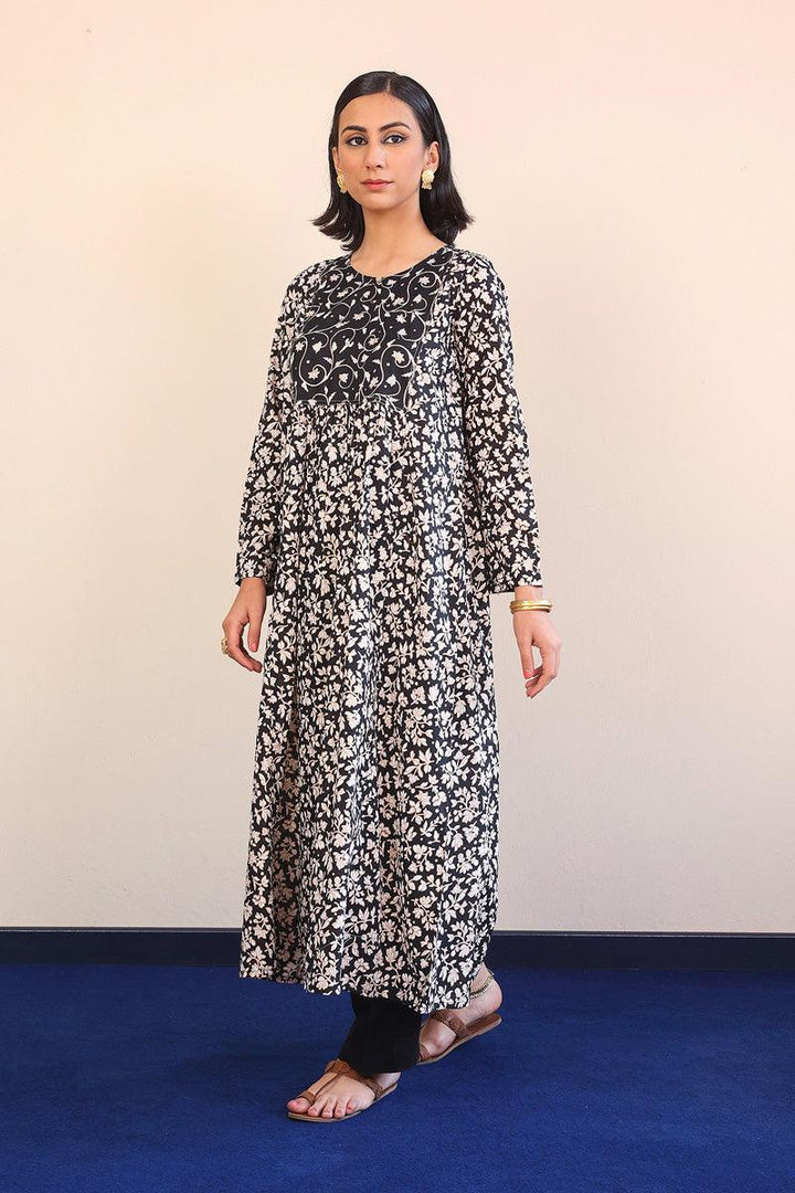 Generation - Mother Of Pearls Dress - Black - Lawn - 1 Piece