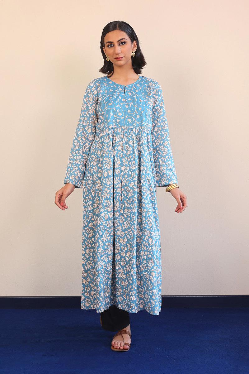 Generation - Mother Of Pearls Dress - Sky Blue - Lawn - 1 Piece