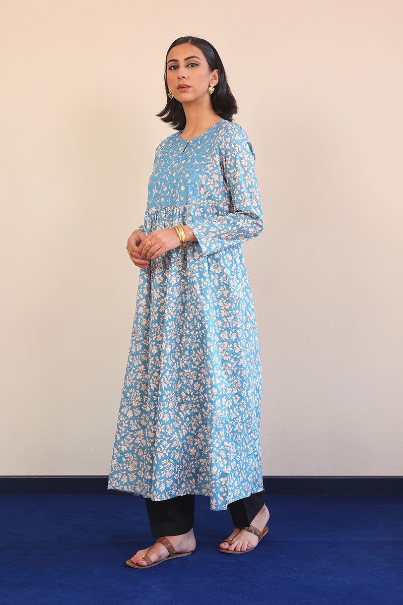 Generation - Mother Of Pearls Dress - Sky Blue - Lawn - 1 Piece