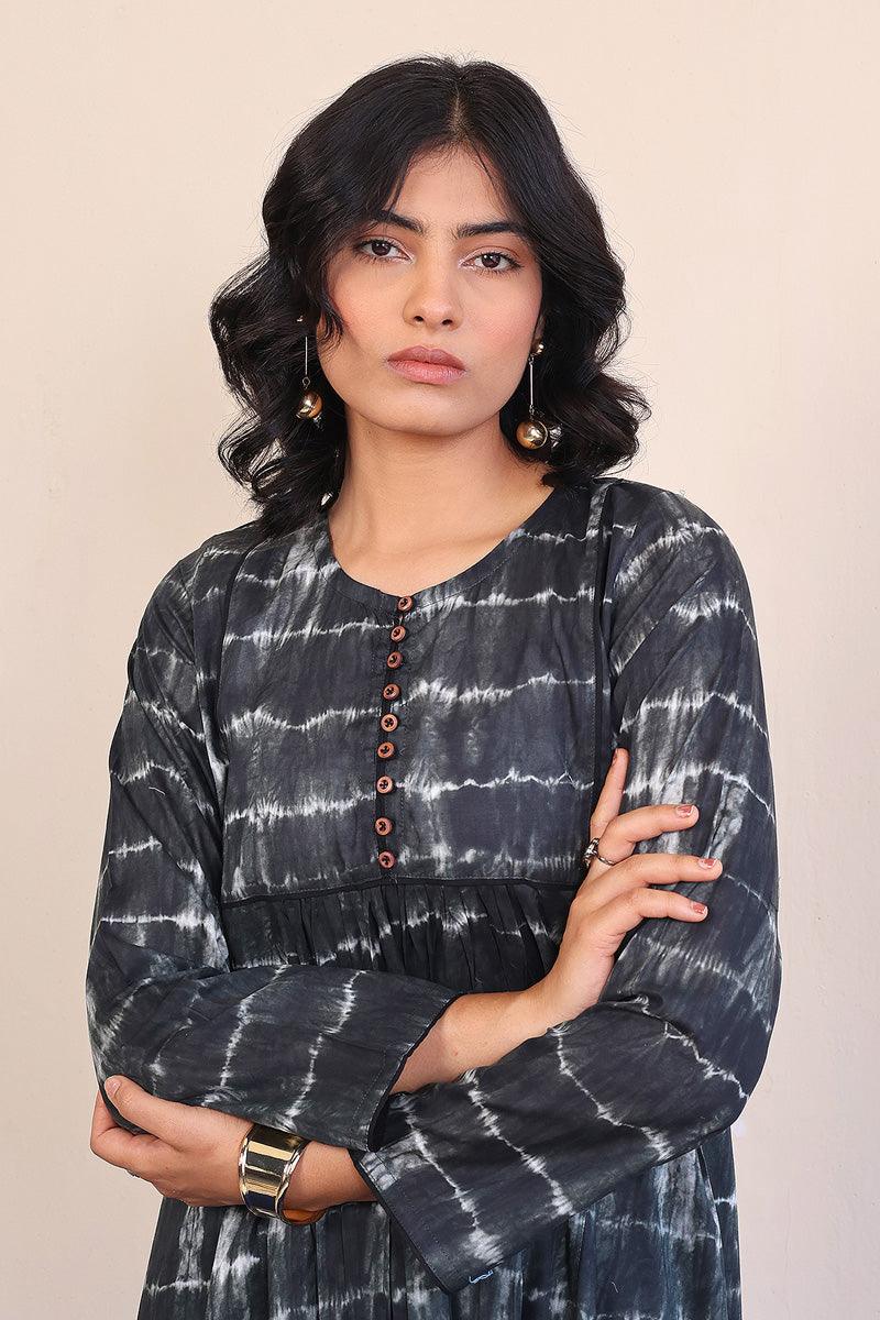 Generation - Mehtab Tie & dye Set - Grey - Lawn - 2 Piece