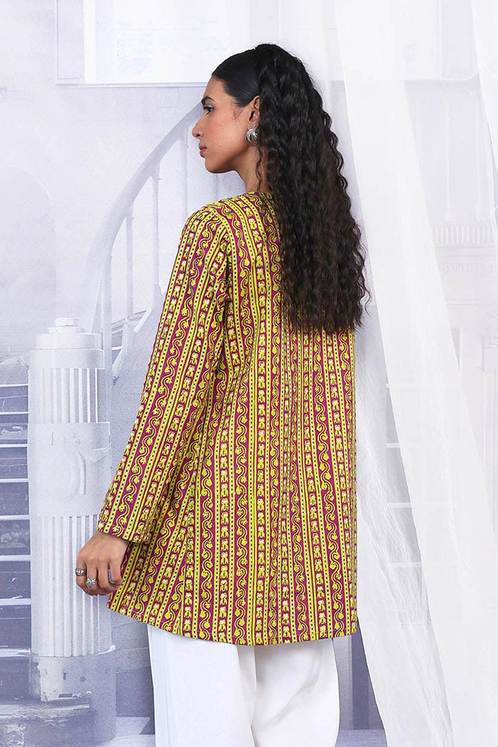 Generation - Mushrooms Kurta - Parrot Green - Lawn - 1 Piece
