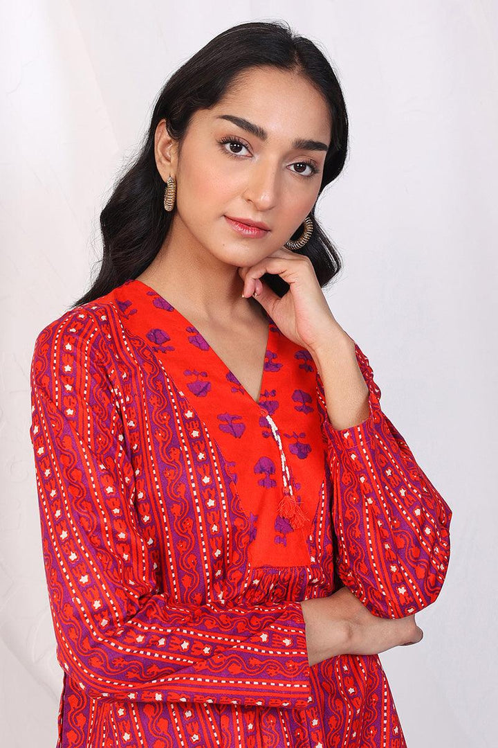 Generation - Mushrooms Top - Red - Lawn - 1 Piece