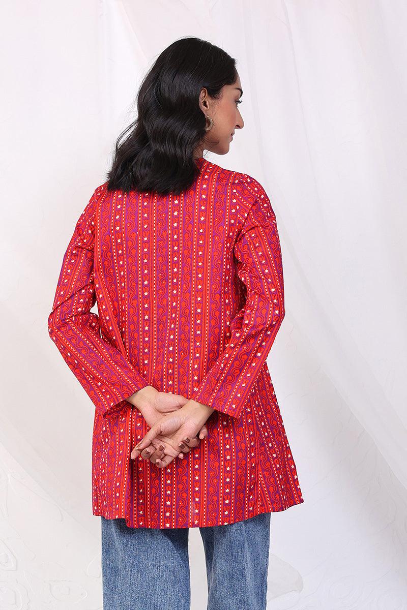 Generation - Mushrooms Top - Red - Lawn - 1 Piece