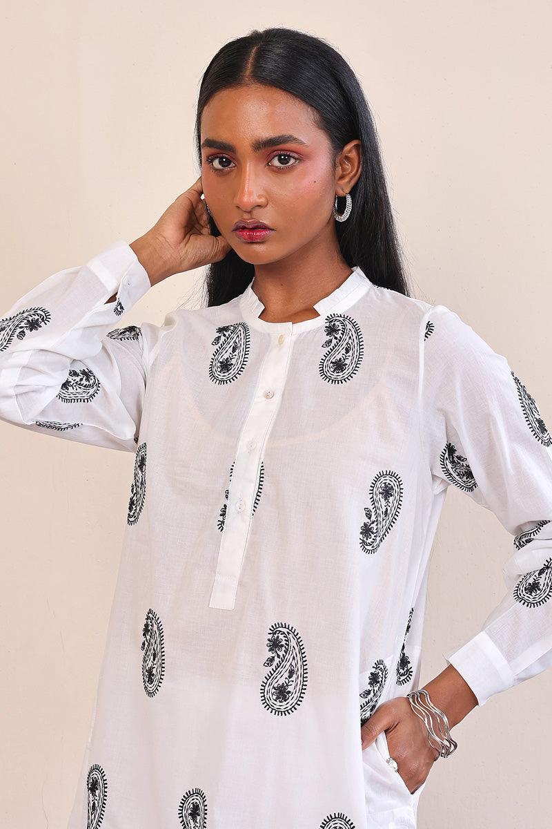 Generation - Bahar Shirt - Black - Lawn - 1 Piece